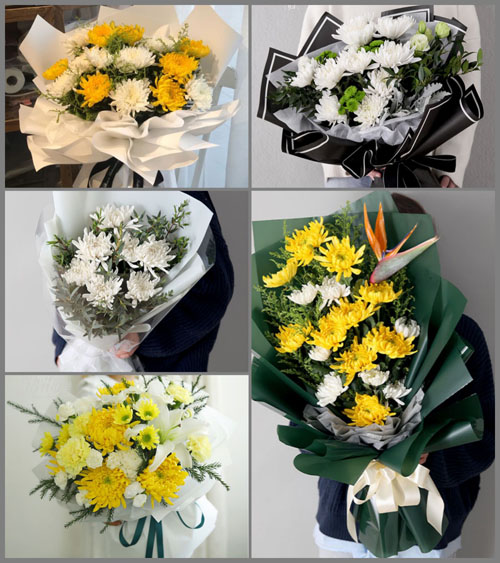 西藏那曲比如县羊秀乡白事花束代送